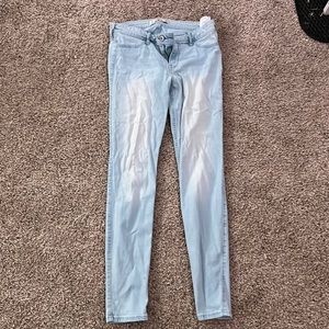 Light wash, Hollister skinny jeans